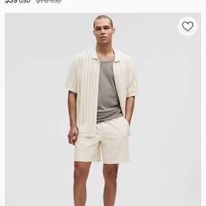 lululemon athletica Cream Athletic Shorts